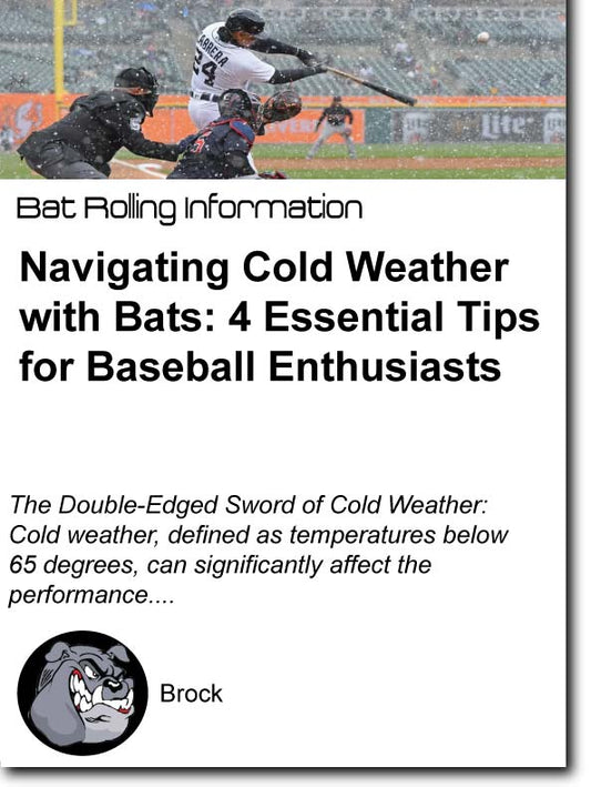 Navigating Cold Weather with Bats: 4 Essential Tips for Baseball Enthusiasts