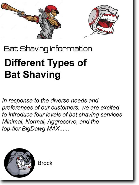 Different Types of Bat Shaving