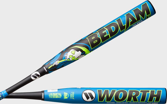 2024 Worth Bedlam - Phil Matte XL USSSA Slowpitch Softball Bat WSU413PMBL