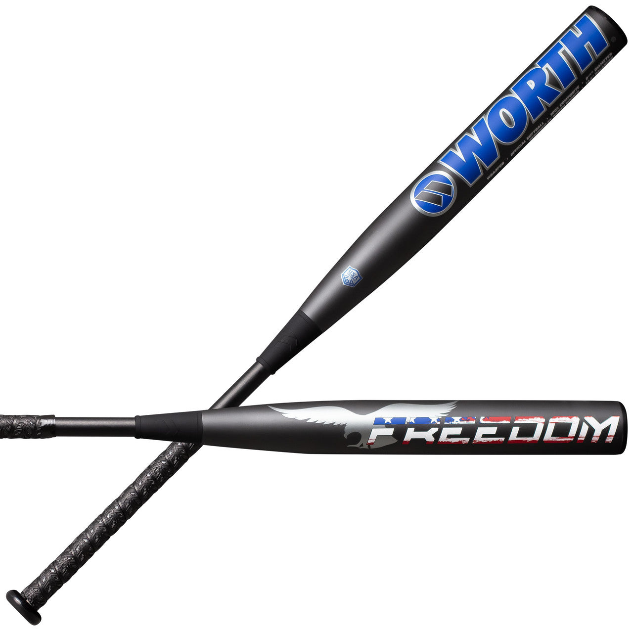 2023 Worth Freedom Balanced 13.5" USA Slowpitch Softball Bat: WSA3FRB