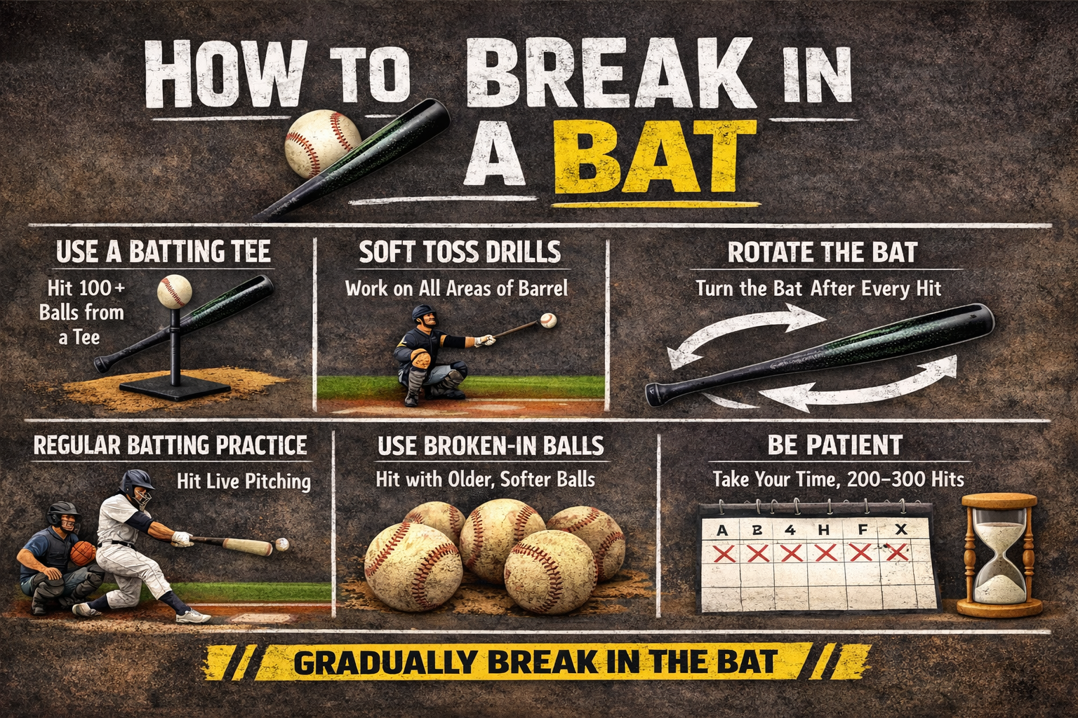 Bat Break How to Properly Break In a Bat: 10 Step-By-Step Guide โ Big Dawg Bats