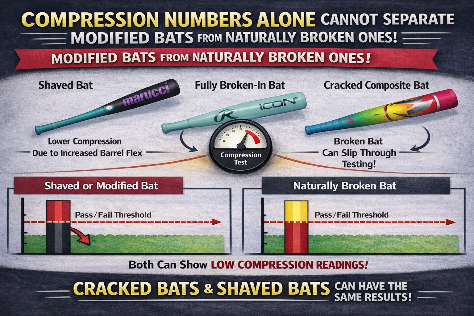 Do Shaved Bats Fail Compression Testing? Truth Explained – Big Dawg Bats