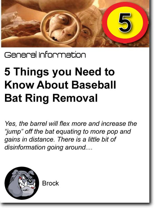 5 Things you Need to Know About Baseball Bat Ring Removal