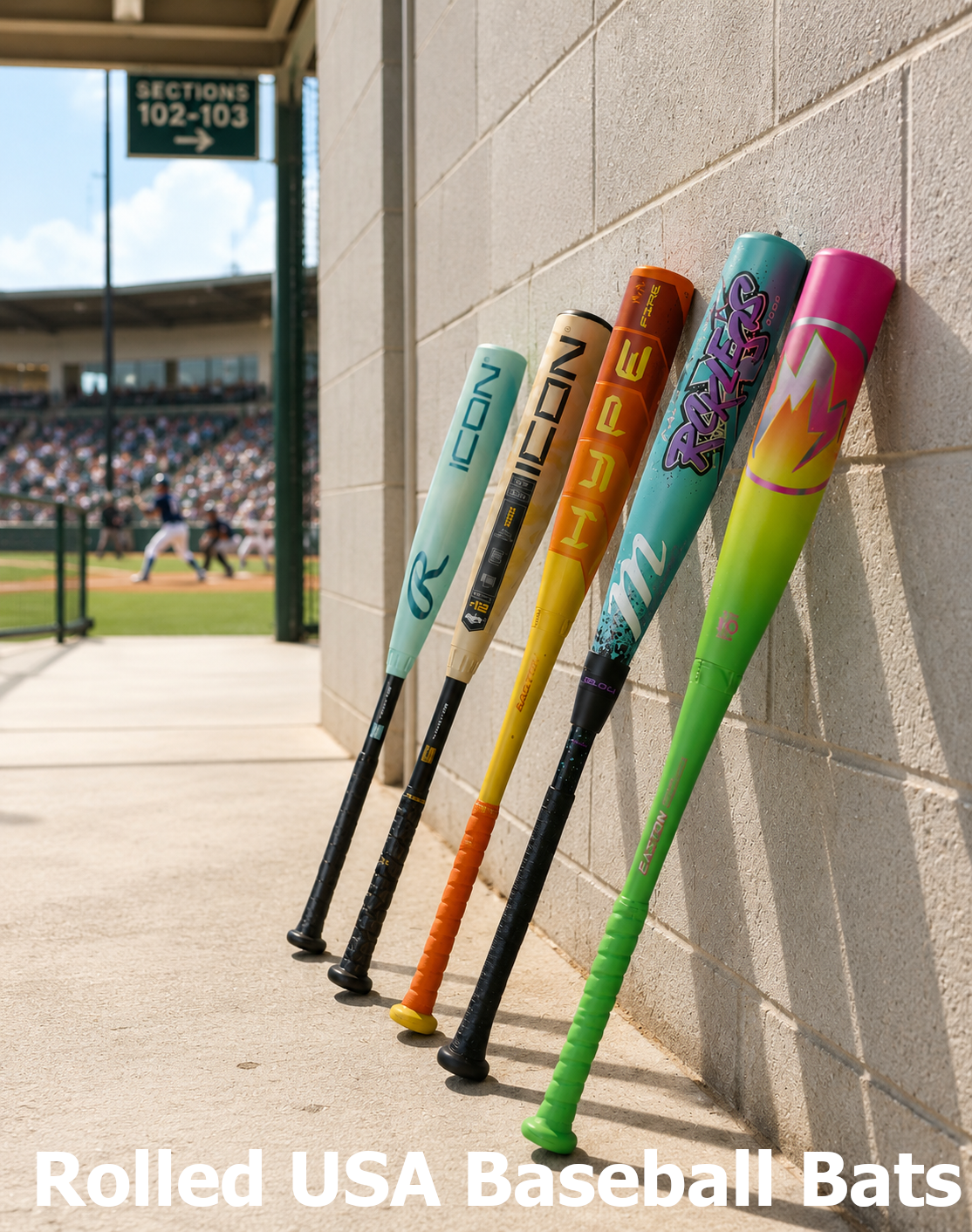 Rolled USA Baseball Bats For Sale | Big Dawg Bats