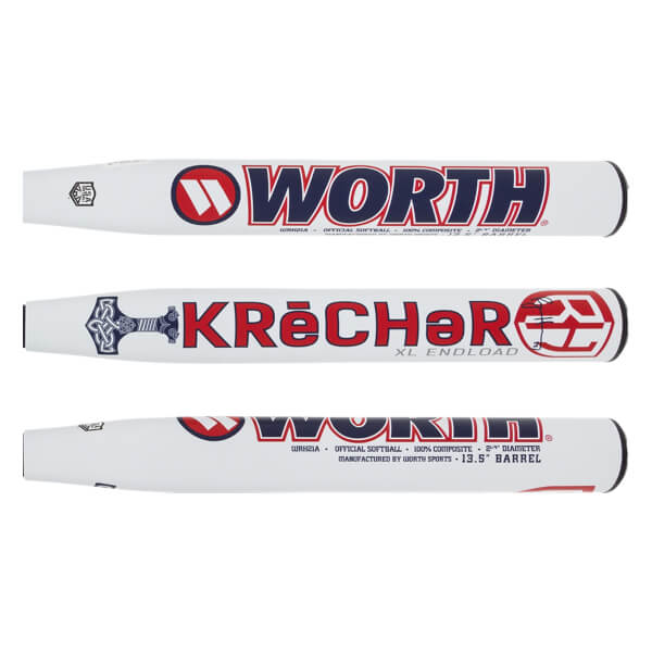 2021 Worth Krecher XL Slowpitch Softball Bat End Loaded ASA USA WRH21A- SRMUSB2